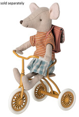 Maileg Maileg - Abri a' Tricycle For Mouse Ocher