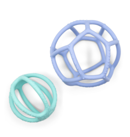 Jellystone Designs Jellystone  - Sensory Ball 2 Pack Soft Blue & Mint