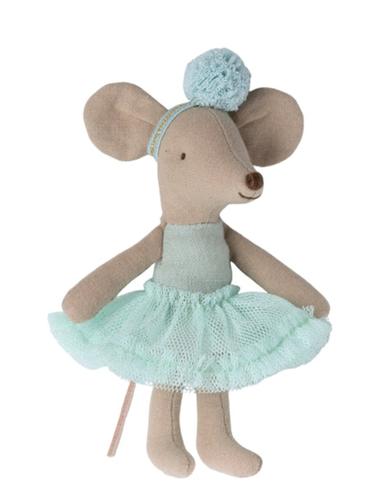 Maileg Maileg - Ballerina Mouse Little Sister Light Mint