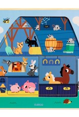 Djeco Djeco - The Barn 3 Layer Wood Puzzle