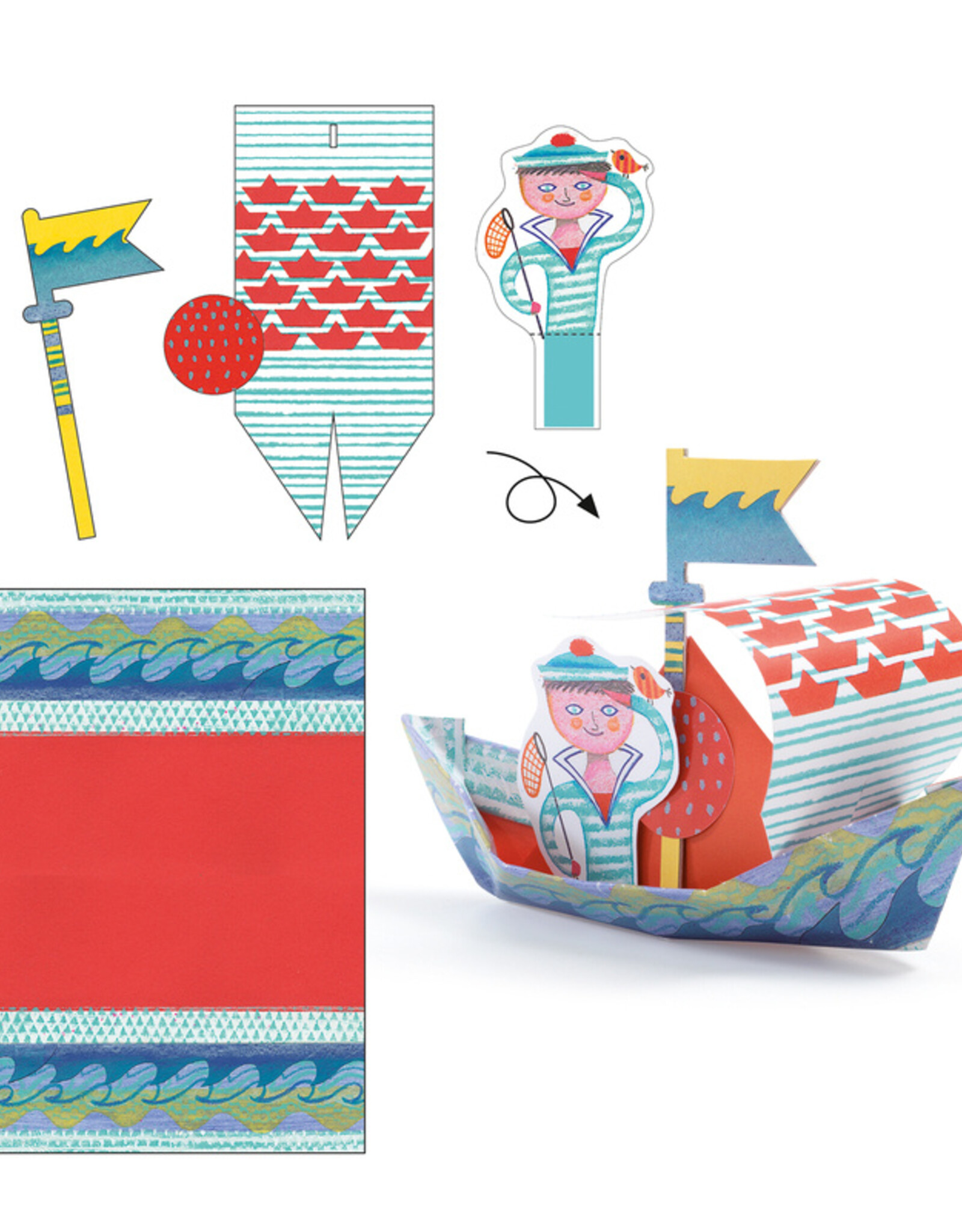 Djeco Djeco - Floating Boats Origami