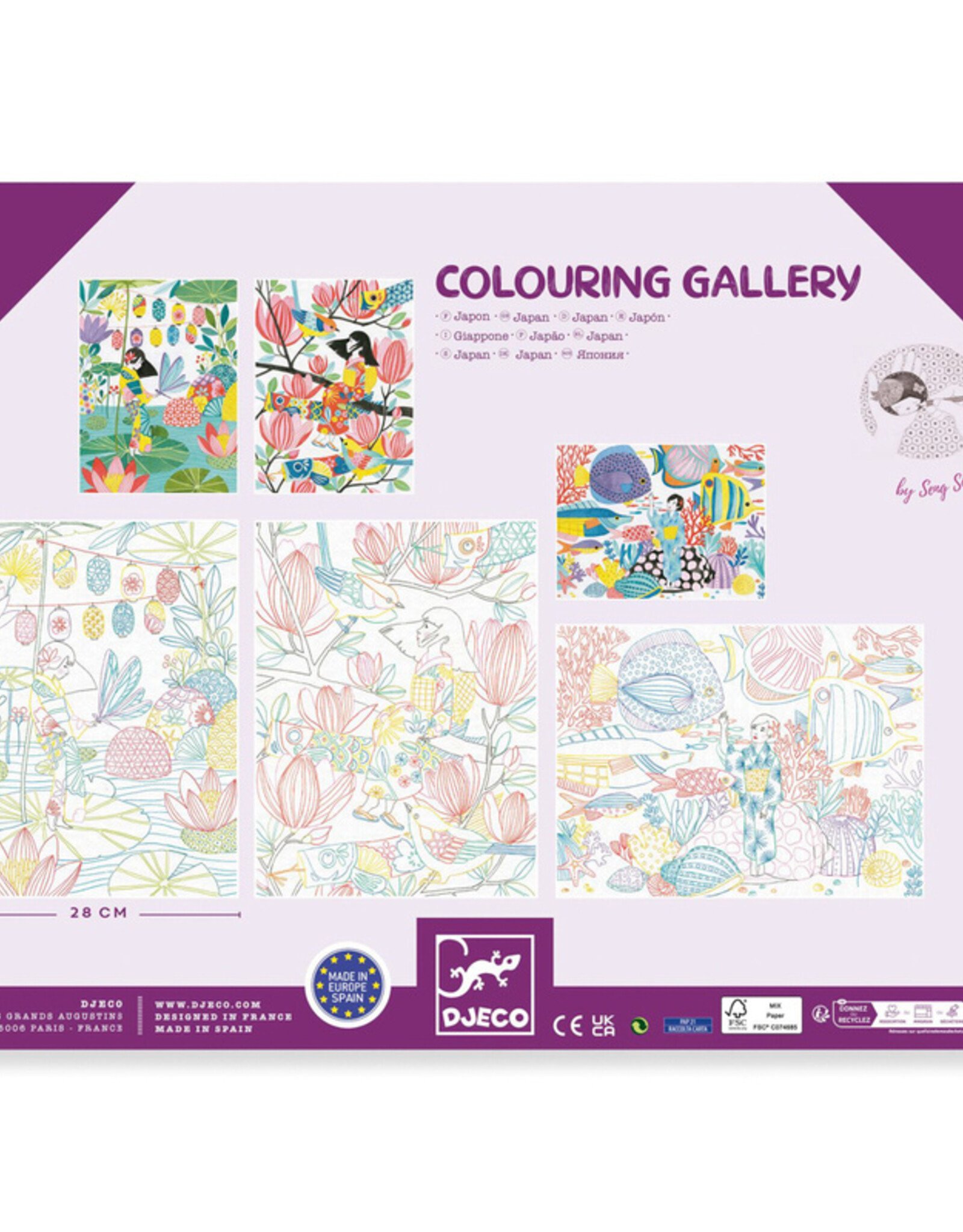 Djeco Djeco - Japan Colouring Gallery