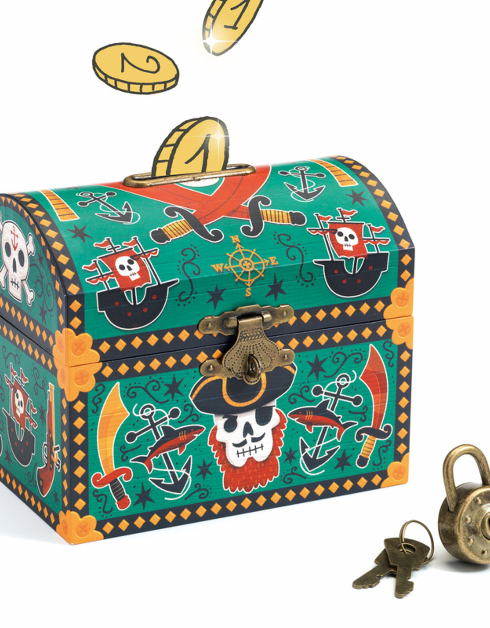 Djeco Djeco - Pirate Money Box