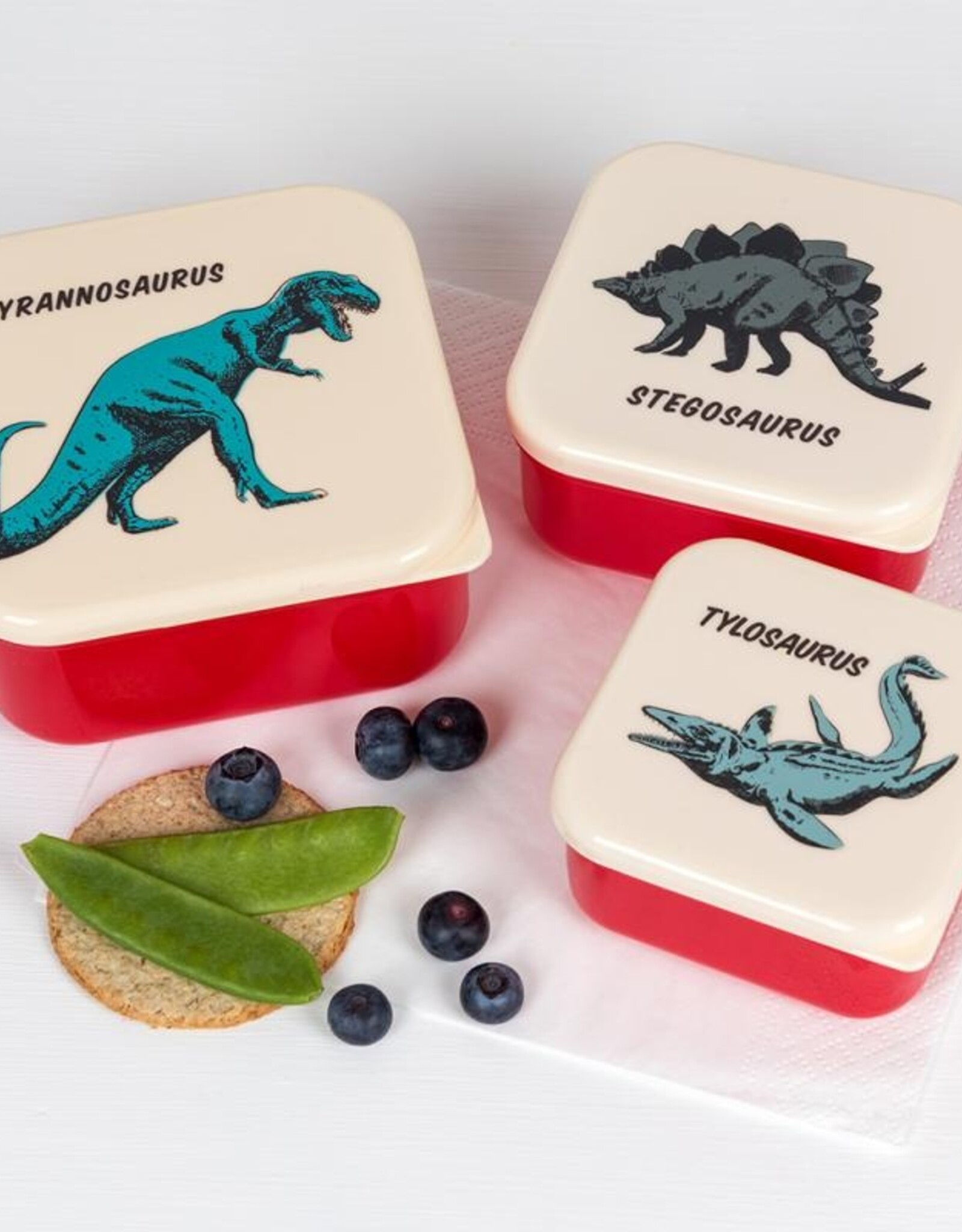 Rex London Rex London - Set Of 3 Snack Boxes Prehistoric Land