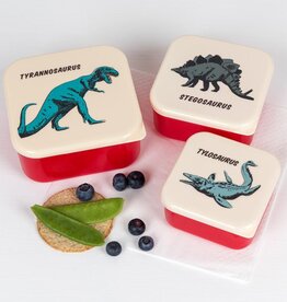 Rex London Rex London - Set Of 3 Snack Boxes Prehistoric Land