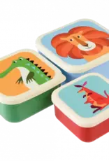 Rex London Rex London - Set Of 3 Snack Boxes Colourful Creatures
