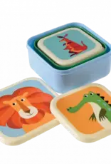 Rex London Rex London - Set Of 3 Snack Boxes Colourful Creatures