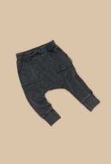 Huxbaby Huxbaby - Vintage Black Drop Crotch Pant