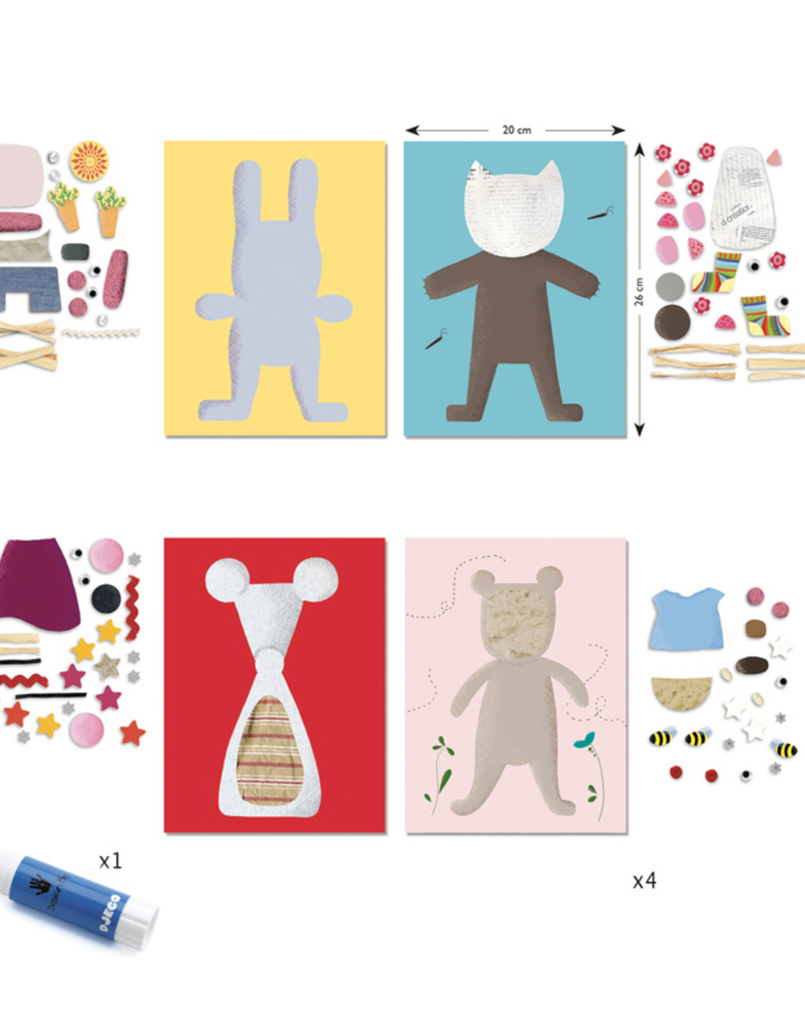 Djeco Djeco - Collages For Little Ones Set