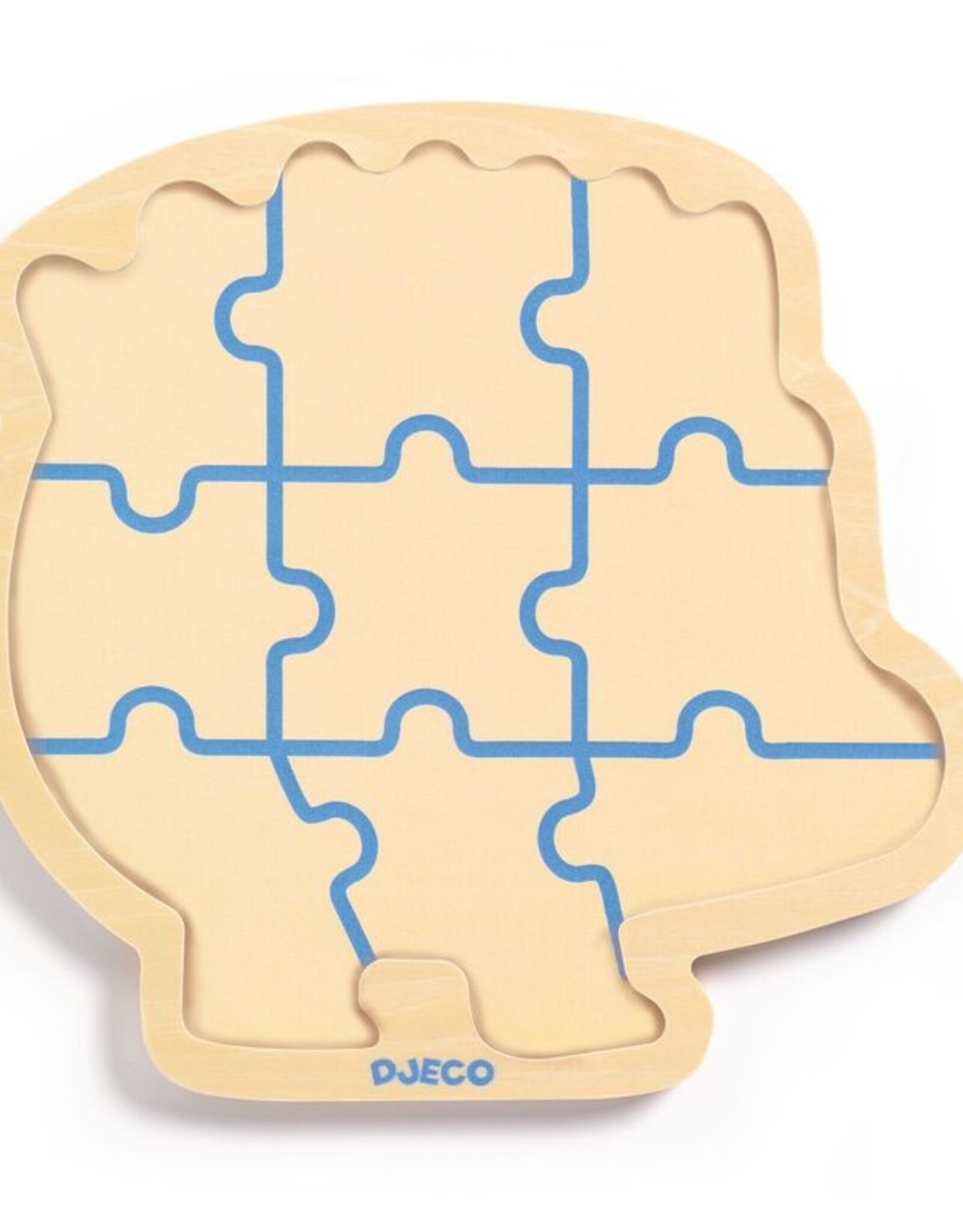 Djeco Djeco - Hedgehog Wooden Jigsaw Puzzle 9pce