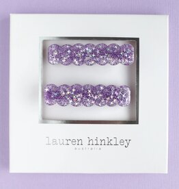 Lauren Hinkley Lauren Hinkley - Purple Sparkle Glitter Clips