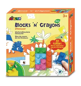 Blocks 'N' Crayons - Dinosaur