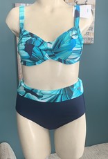 Naturana Sale 72583 Underwire Bikini- Blue Print