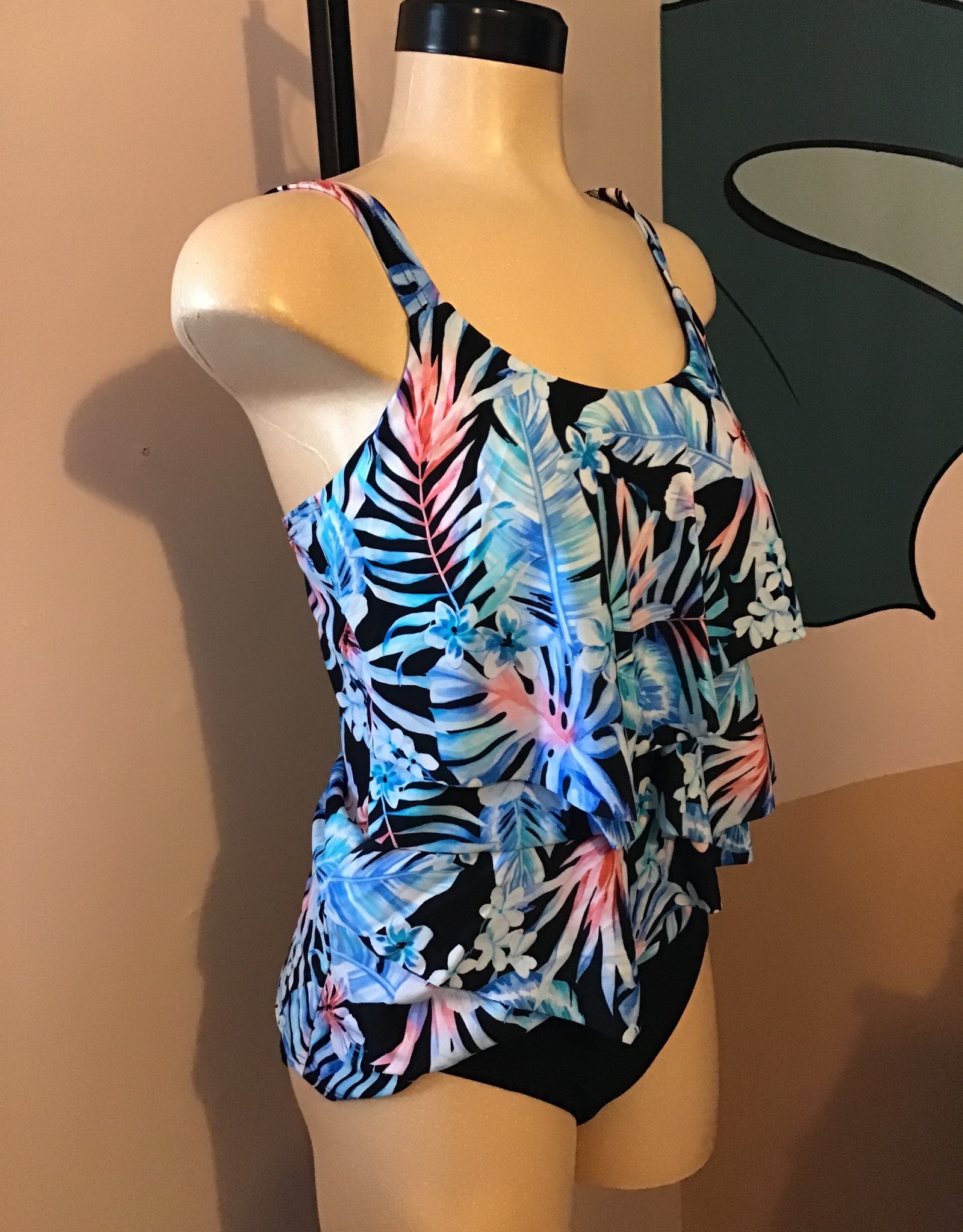 Karmilla Swimwear T9-304 Tankini Layered Front AOP