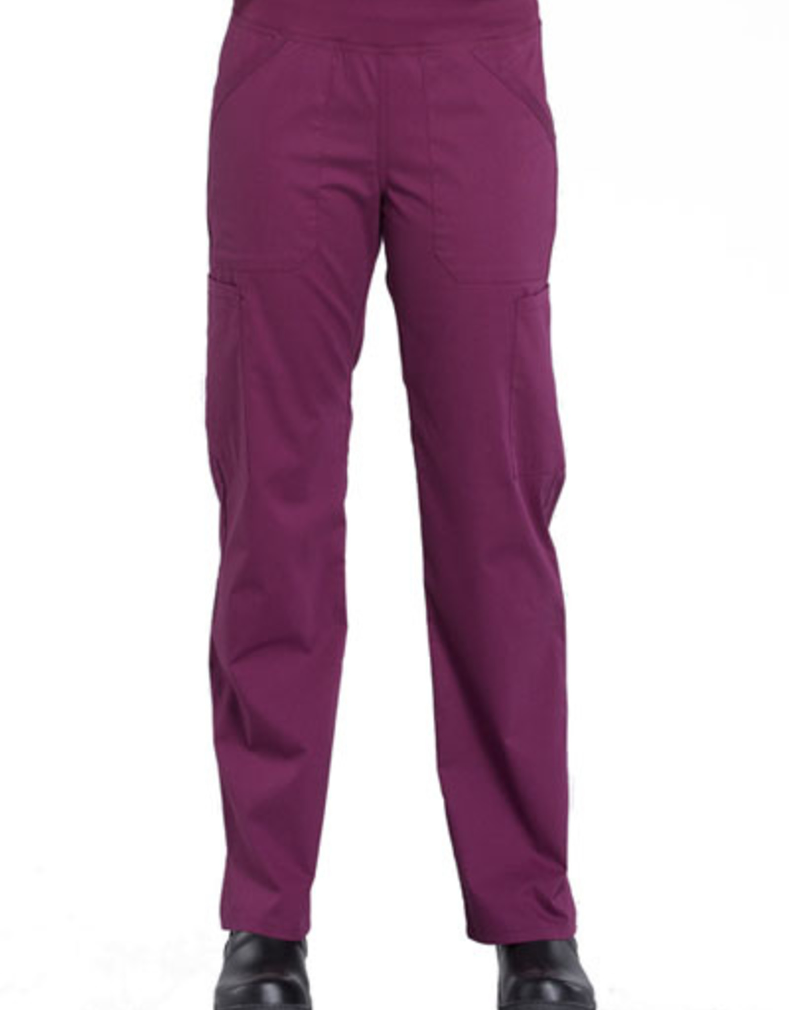 Cherokee Professionals Women's Mid Rise Pull-on Cargo Pant (PETITE)