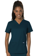Revolution Women's V-Neck Top W/ Double Pockets with instrument loops (Plus Sizes)