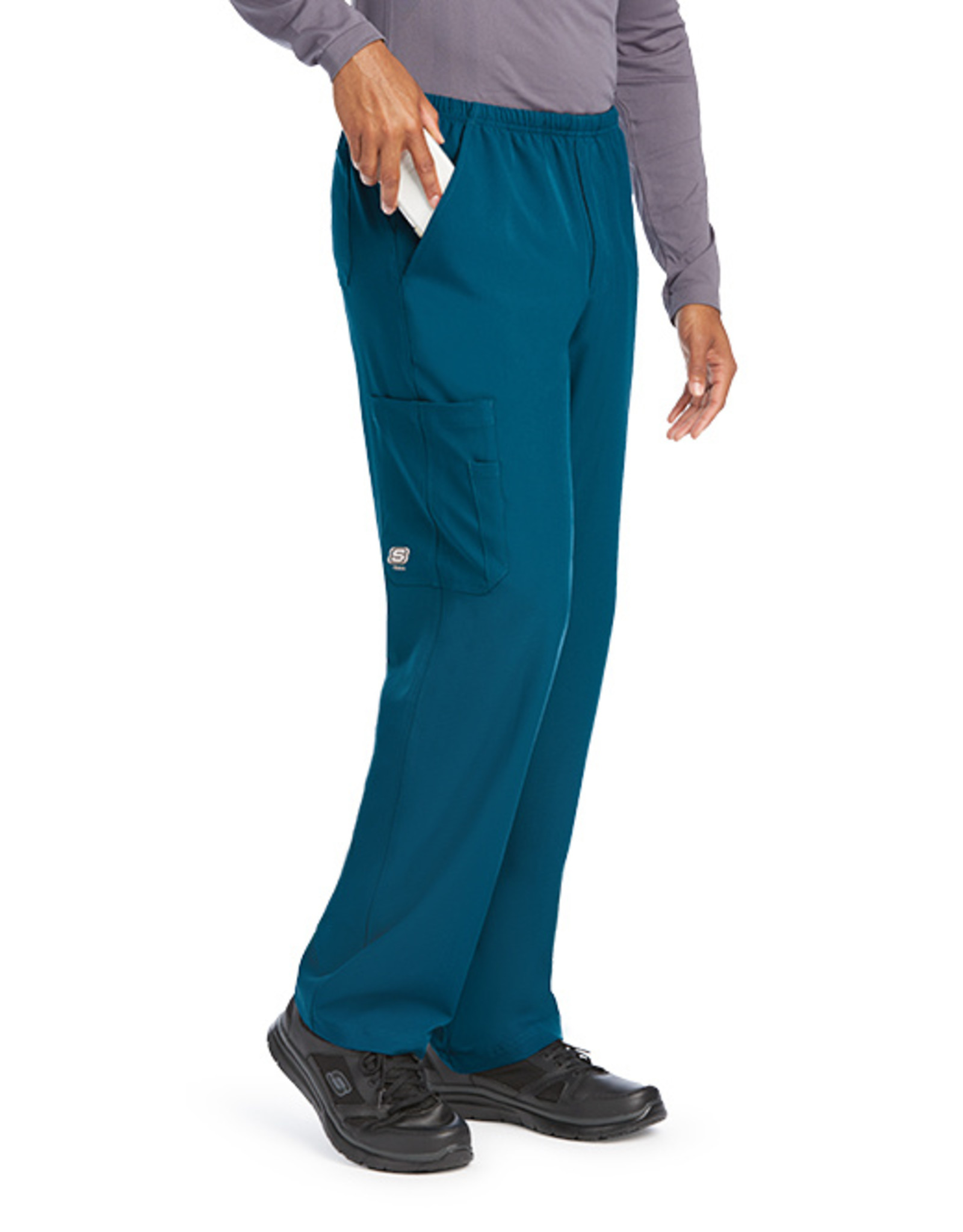 Skechers Reliance 4-Pocket Womens Plus Tall Stretch Fabric Moisture Wicking  Scrub Pants