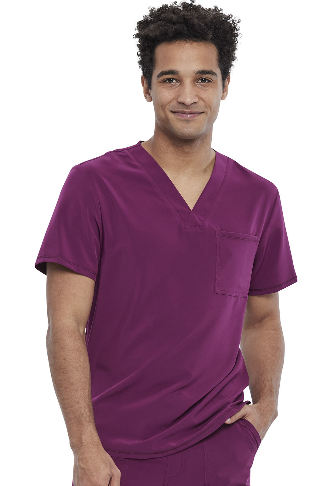 Cherokee Allura Men's Tuckable VNeck Top (Regular) Just Scrubs