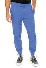 YOUNGLA Joggers Men's Medium Sweatpants Pants Blue/Red Tapered