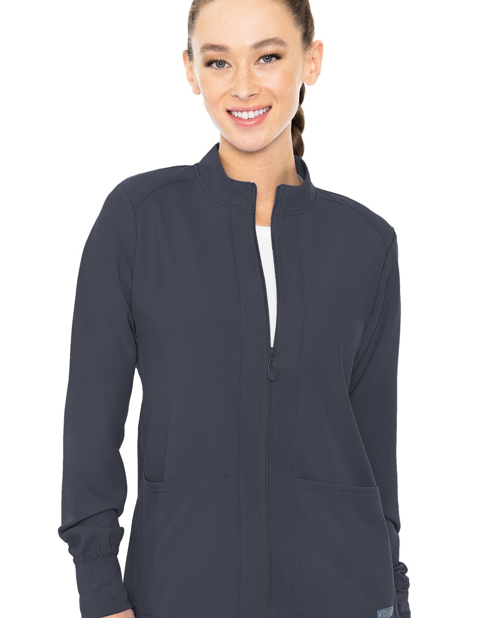 Med Couture Insight Women's Front pocket Warm Up (Regular and Plus)