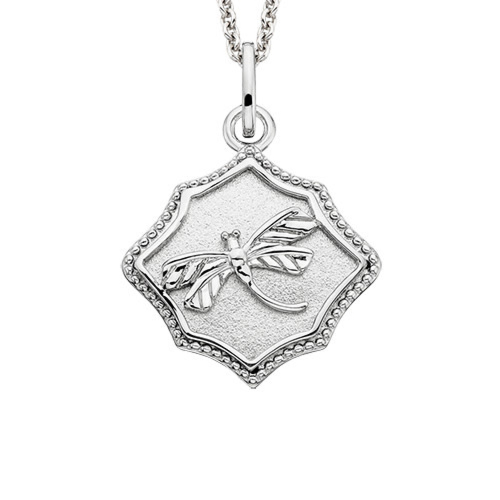 Mommy Chic BJC #E72 Silver Dragonfly Pendant