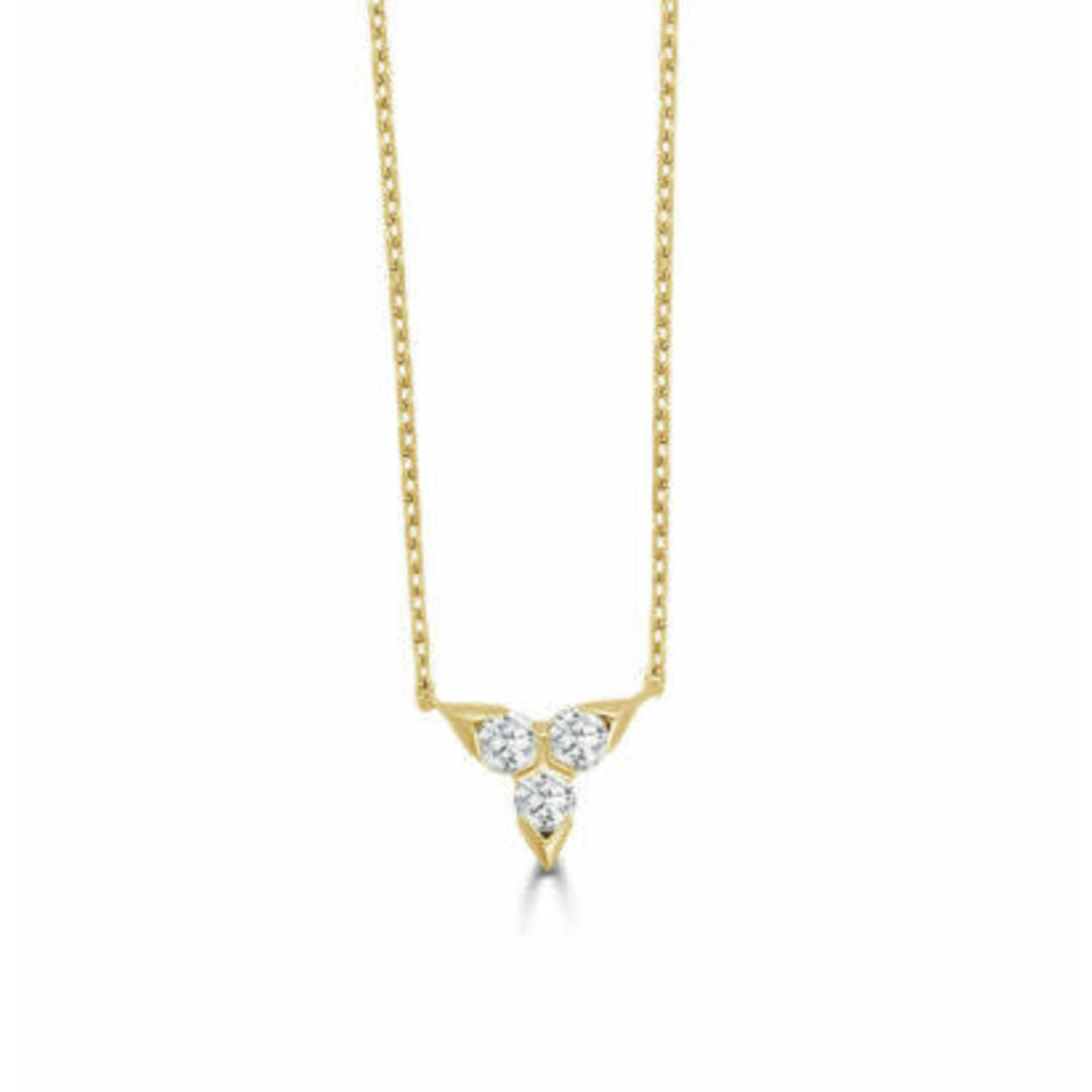 Frederic Sage FS 14KT  #P3546-Y  .23CT DIA NECKLACE