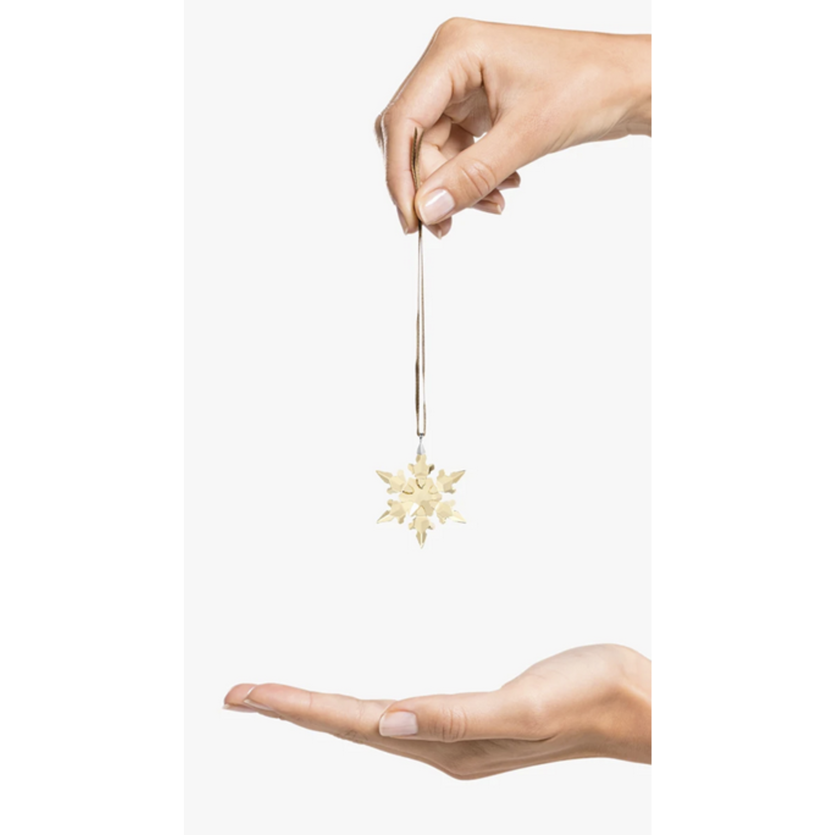 Swarovski Small Gold Festive Ornament
