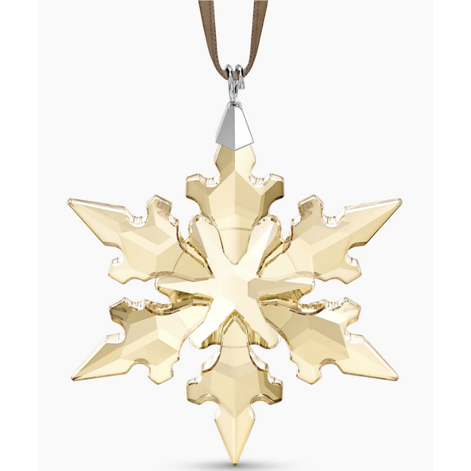 Swarovski Small Gold Festive Ornament