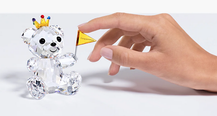 スワロフスキー クリスベア コングラッチュレーションズ 5492229 楽天市場】スワロフスキー クリスベア おめでとう 王冠 旗 お祝い