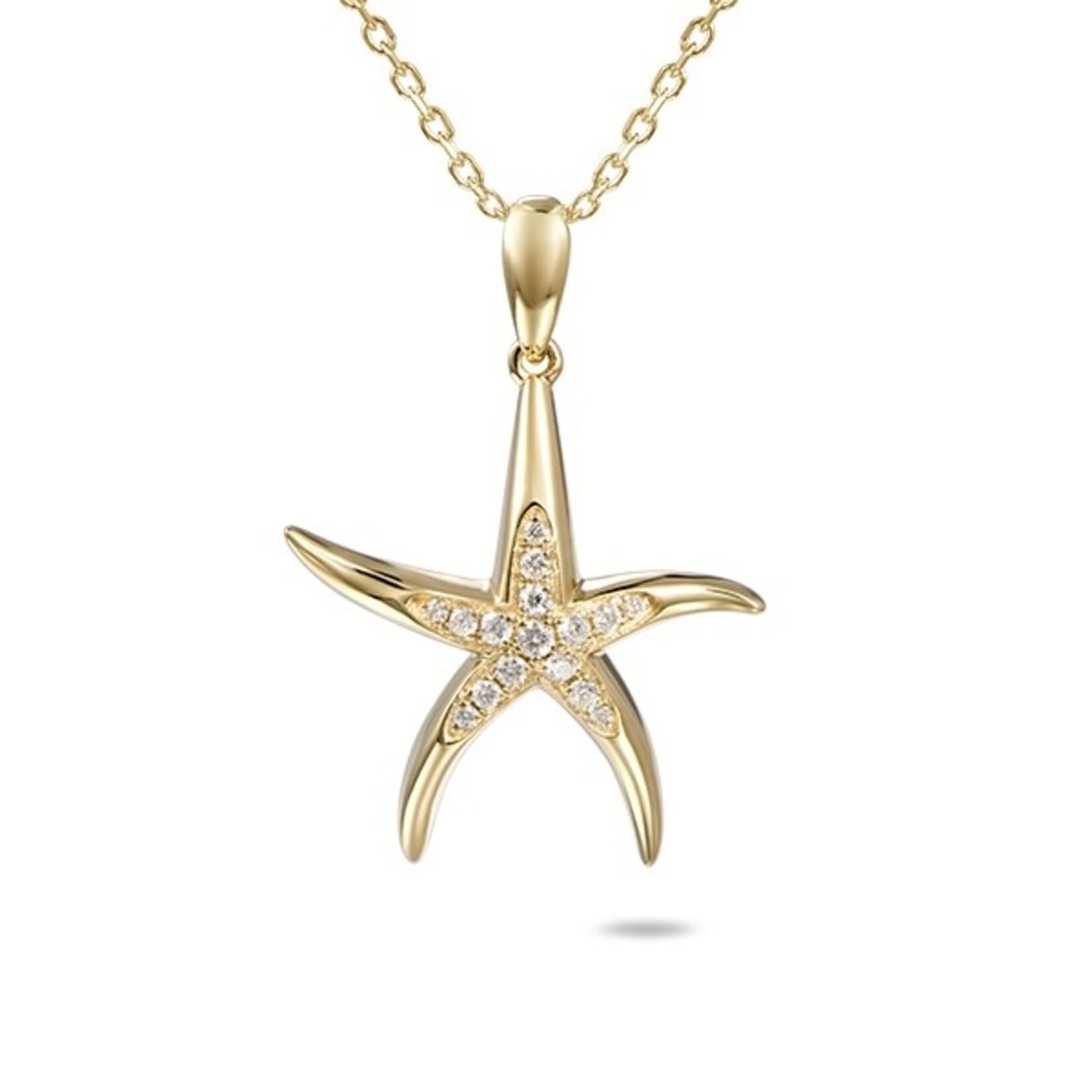 Alamea 14 Karat Gold Yellow Starfish Pendant
