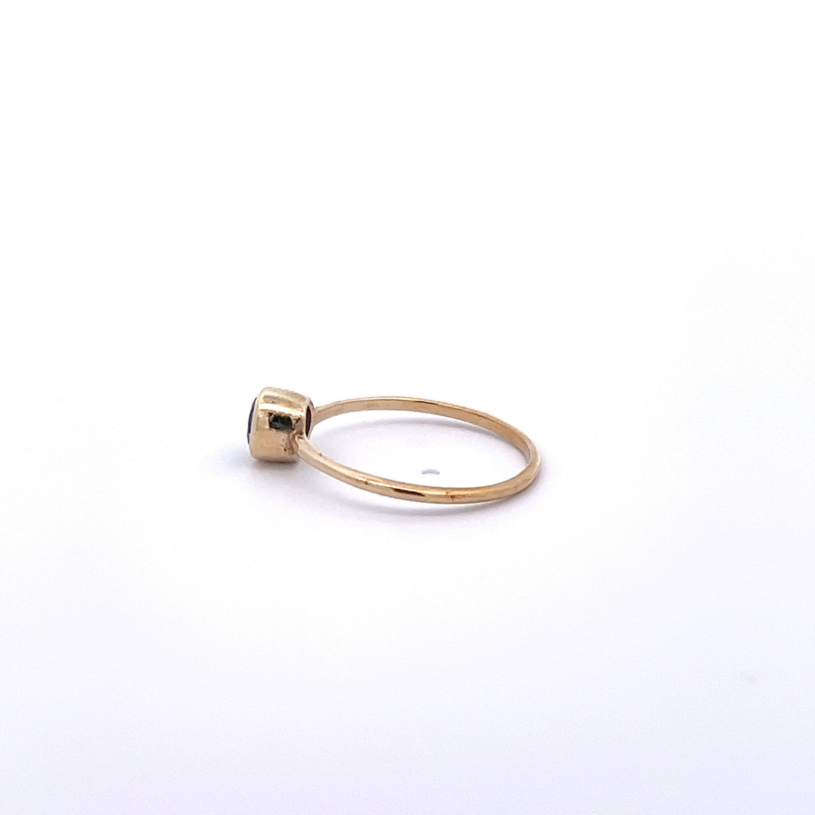 10 Karat Yellow Gold Blue Topaz Ring