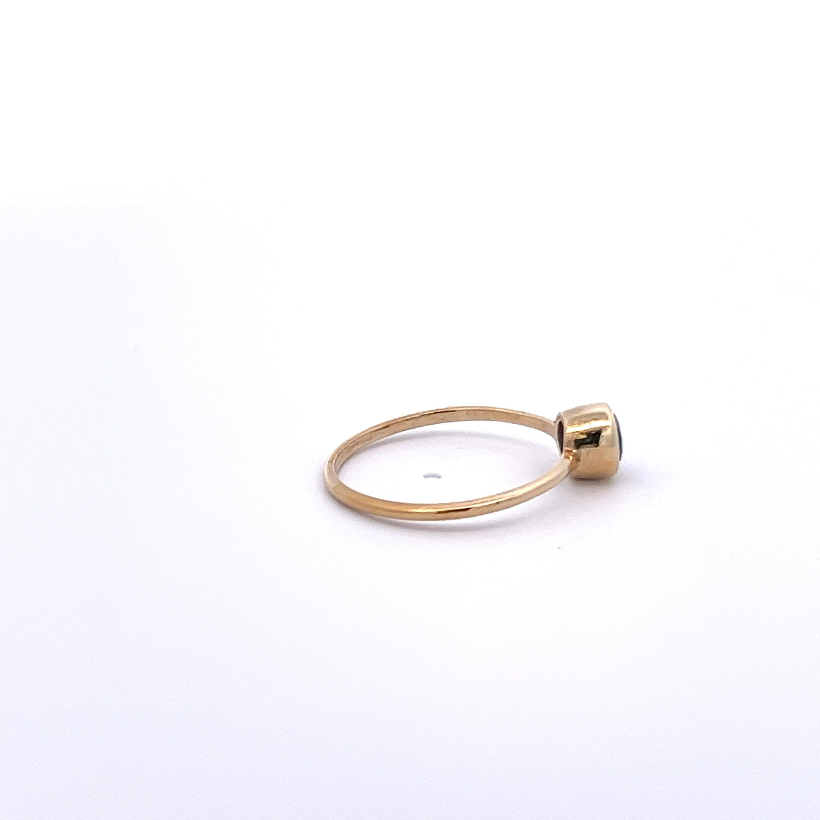 10 Karat Yellow Gold Blue Topaz Ring