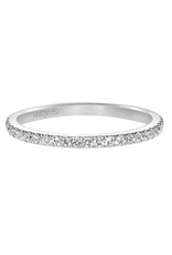 Art Carved Art Carved 14KW #31-V544W Round Diamond Band 0.25CTW