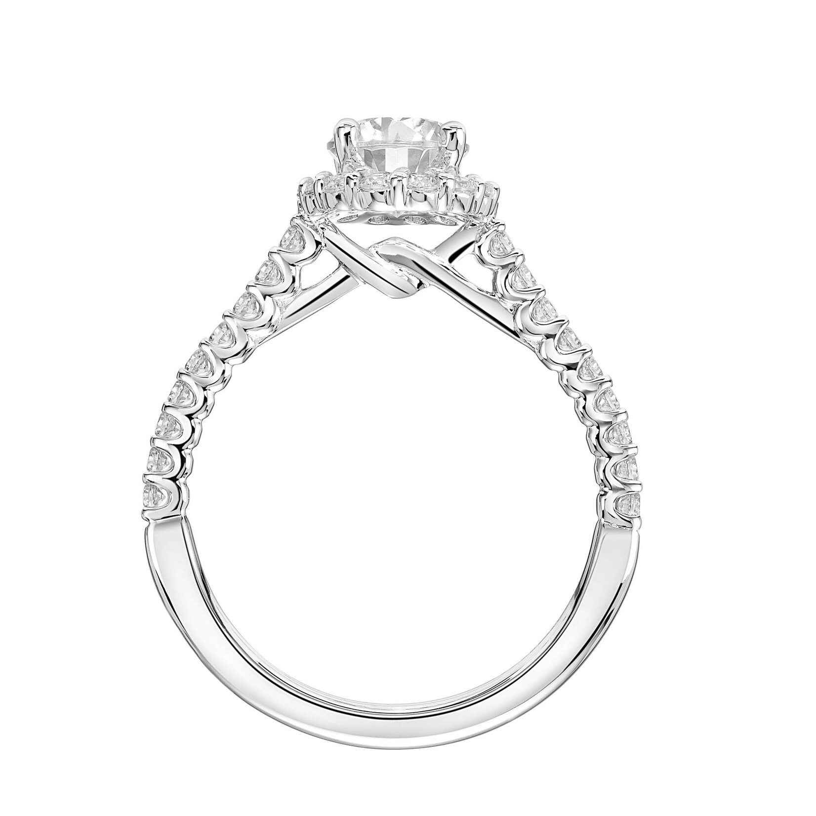 Art Carved Art Carved Classic Oval Halo Engagement Ring #31-V892