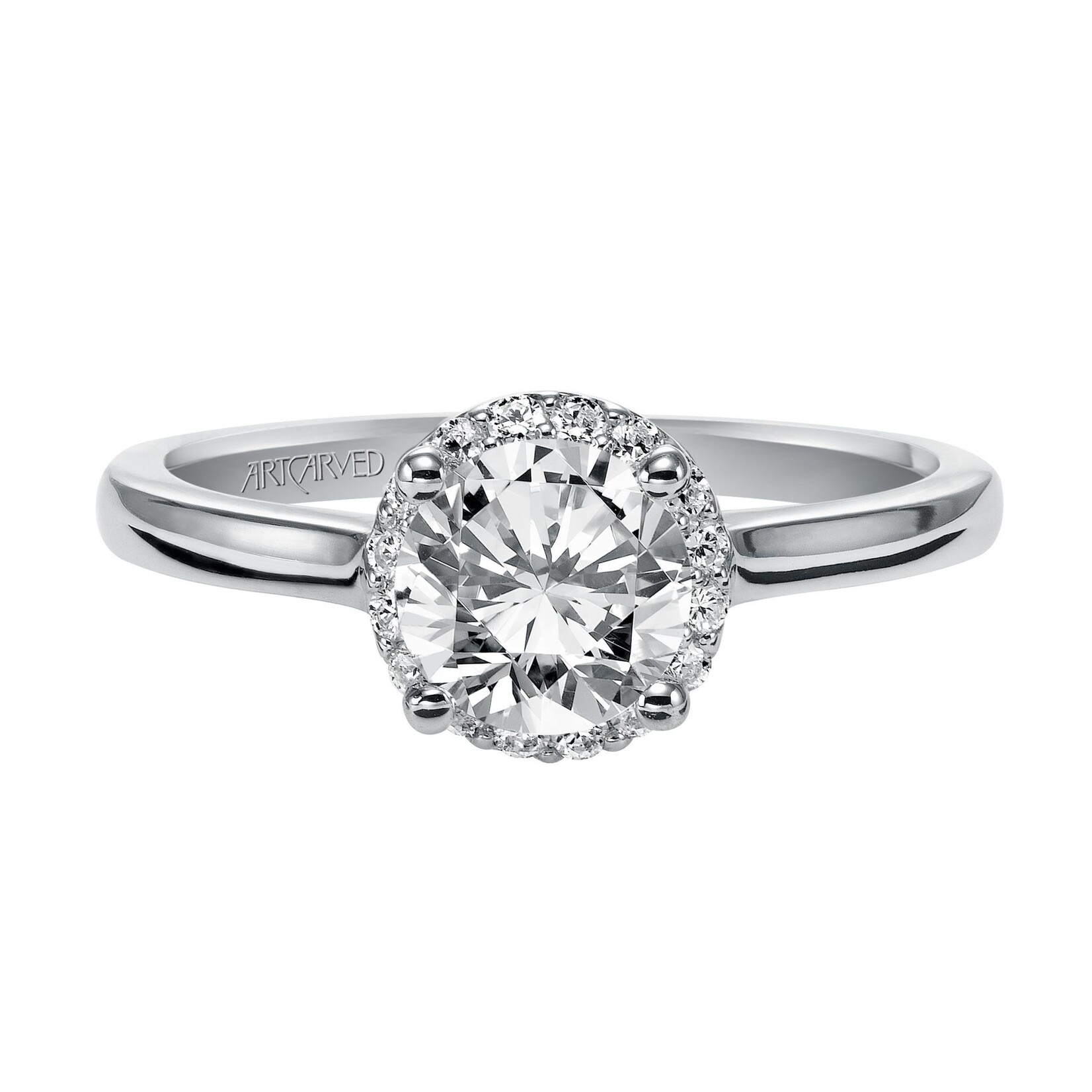 Art Carved ArtCarved  Classic Diamond Halo Engagement Ring #31-V325