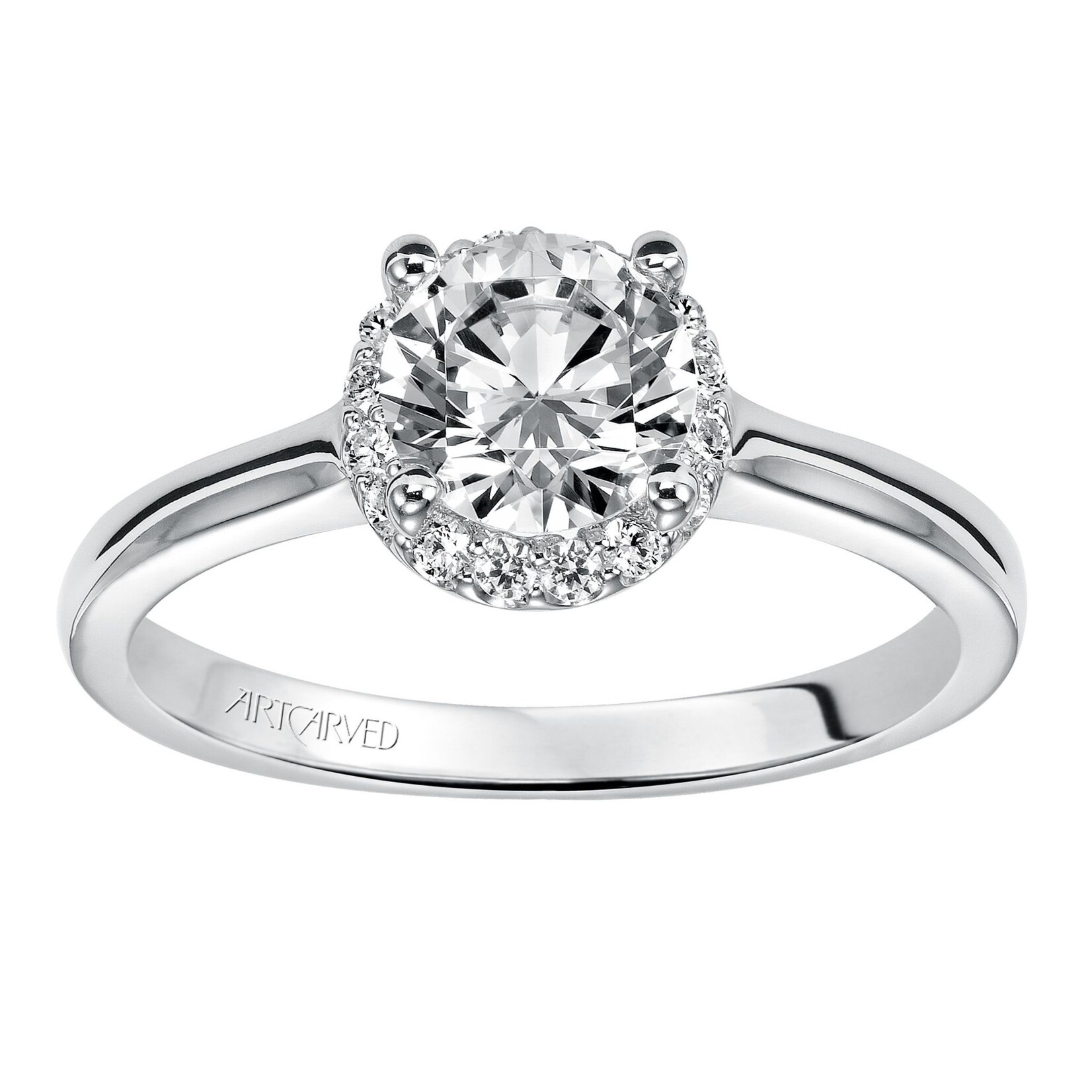 Art Carved ArtCarved  Classic Diamond Halo Engagement Ring #31-V325