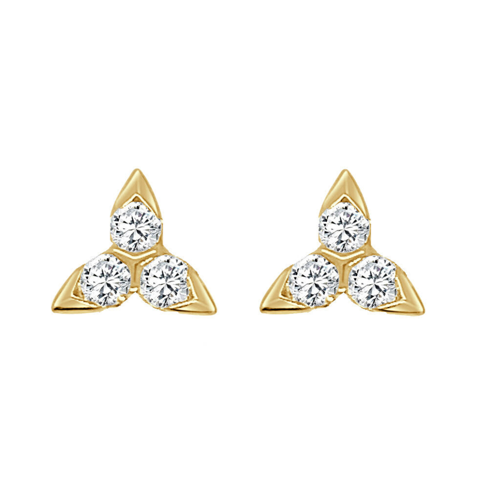 Frederic Sage FS 14KT  #E2446-Y  .43CT  DIA EARRINGS