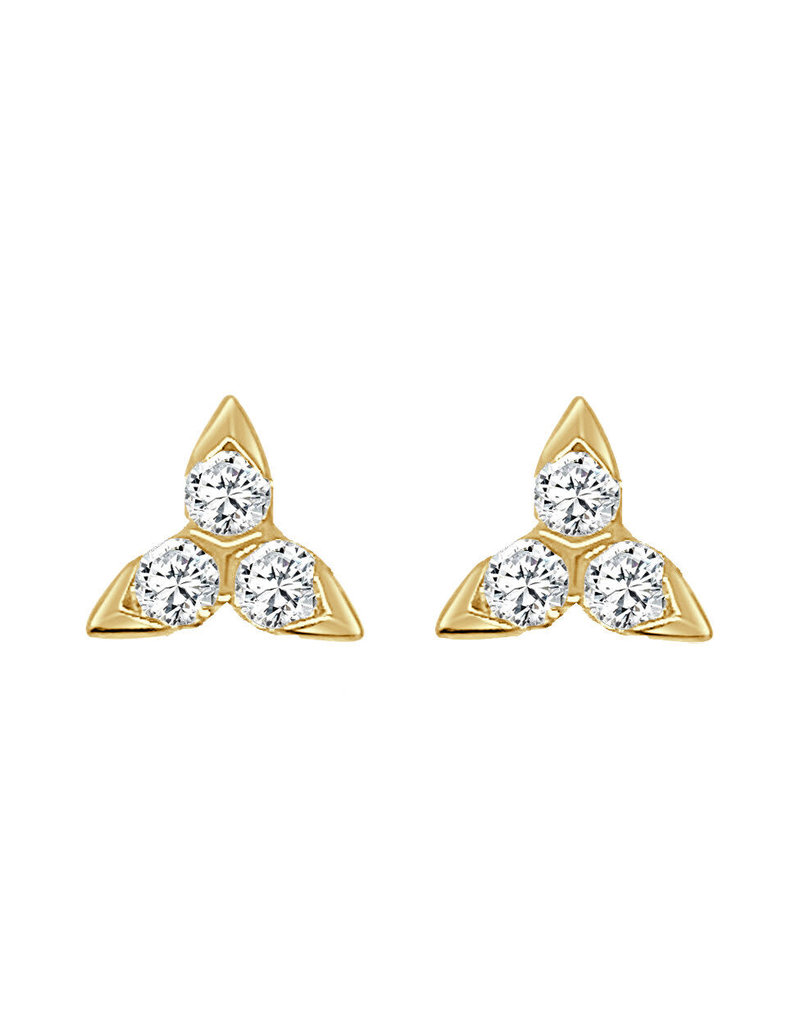 Frederic Sage FS 14KT  #E2446-Y  .43CT  DIA EARRINGS