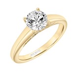 Art Carved Cassiopeia Contemporary Solitaire