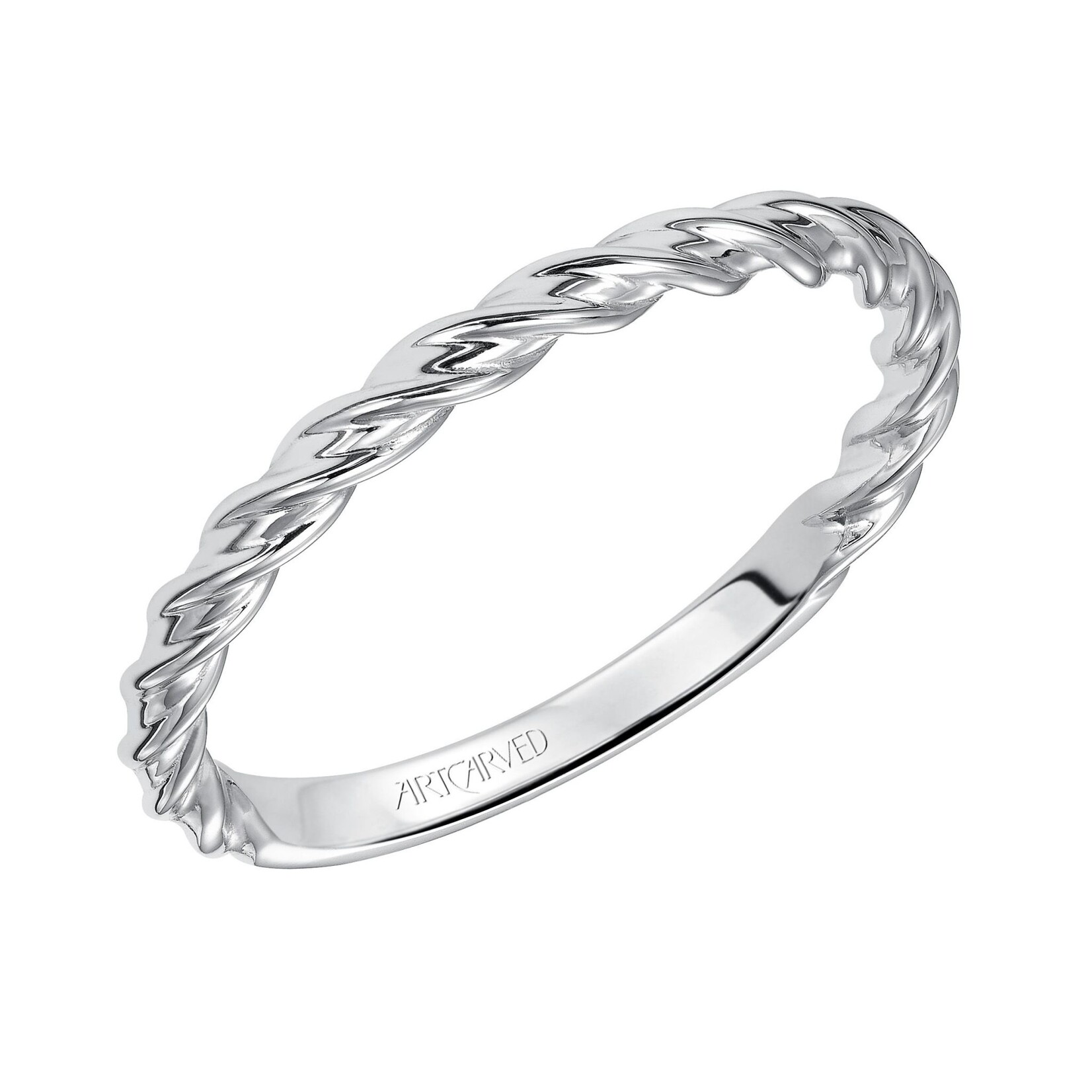 Art Carved Art Carved Twist Wedding Stackable Band #31-V460W