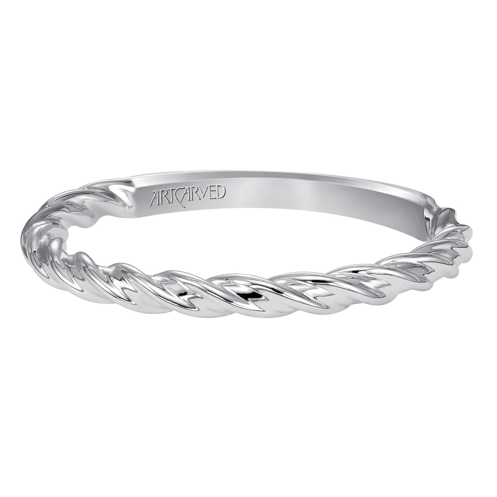 Art Carved Art Carved Twist Wedding Stackable Band #31-V460W