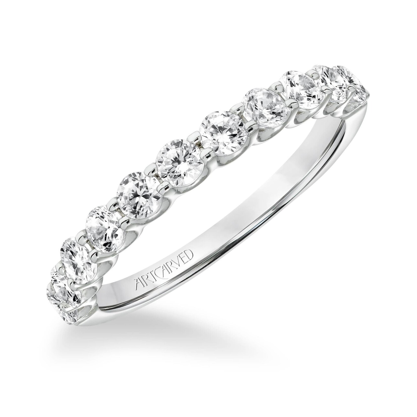 Art Carved ArtCarved #33-V85G4 Classic Prong Set Diamond Wedding  Band