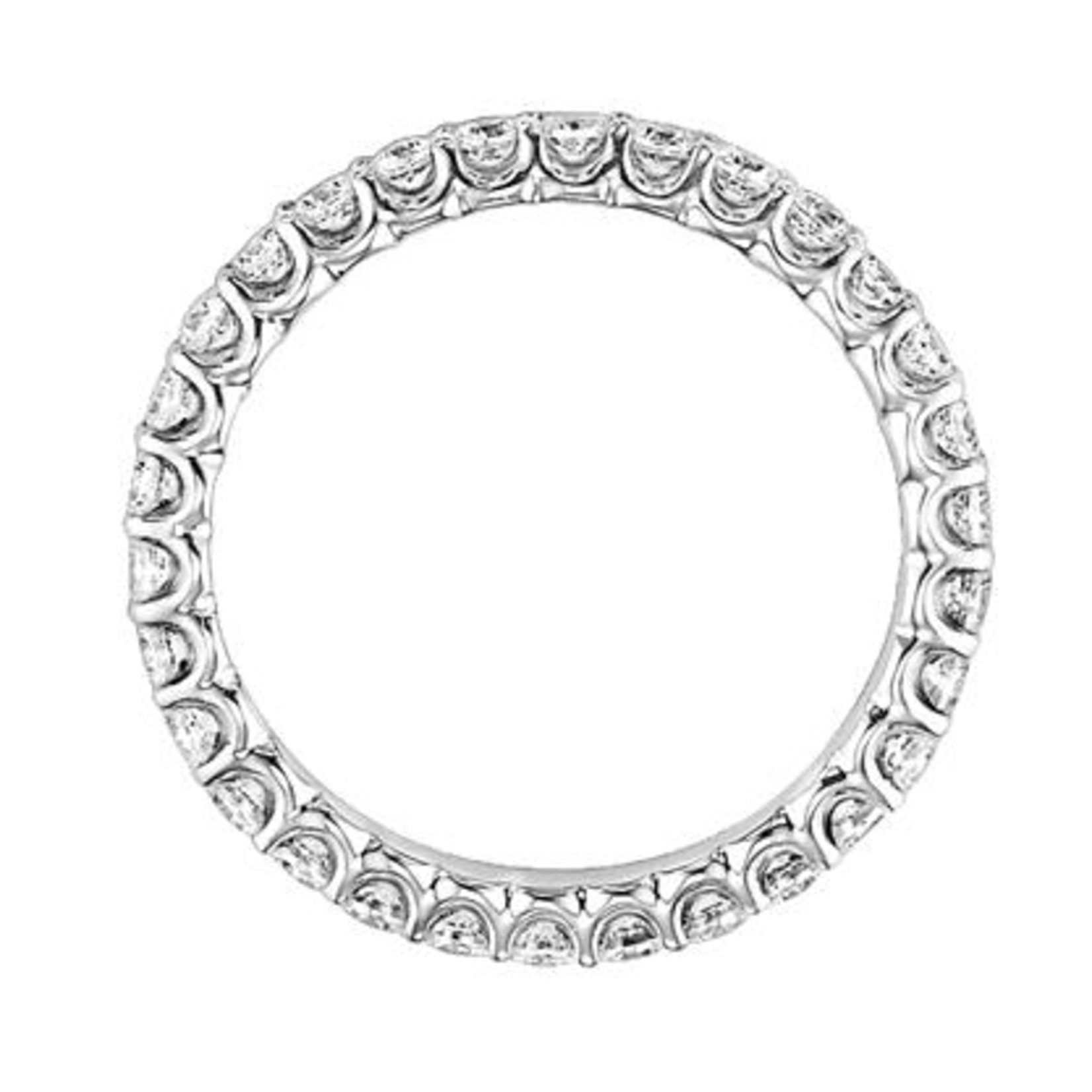 Art Carved ArtCarved  Platinum Diamond Eternity #33-V10 Ring