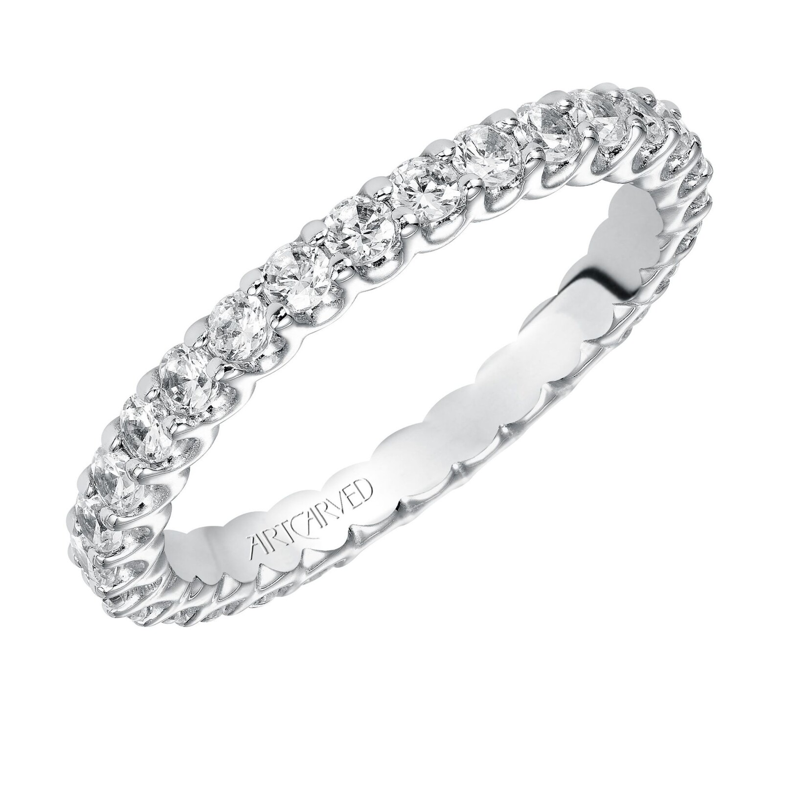 Art Carved ArtCarved  Platinum Diamond Eternity #33-V10 Ring
