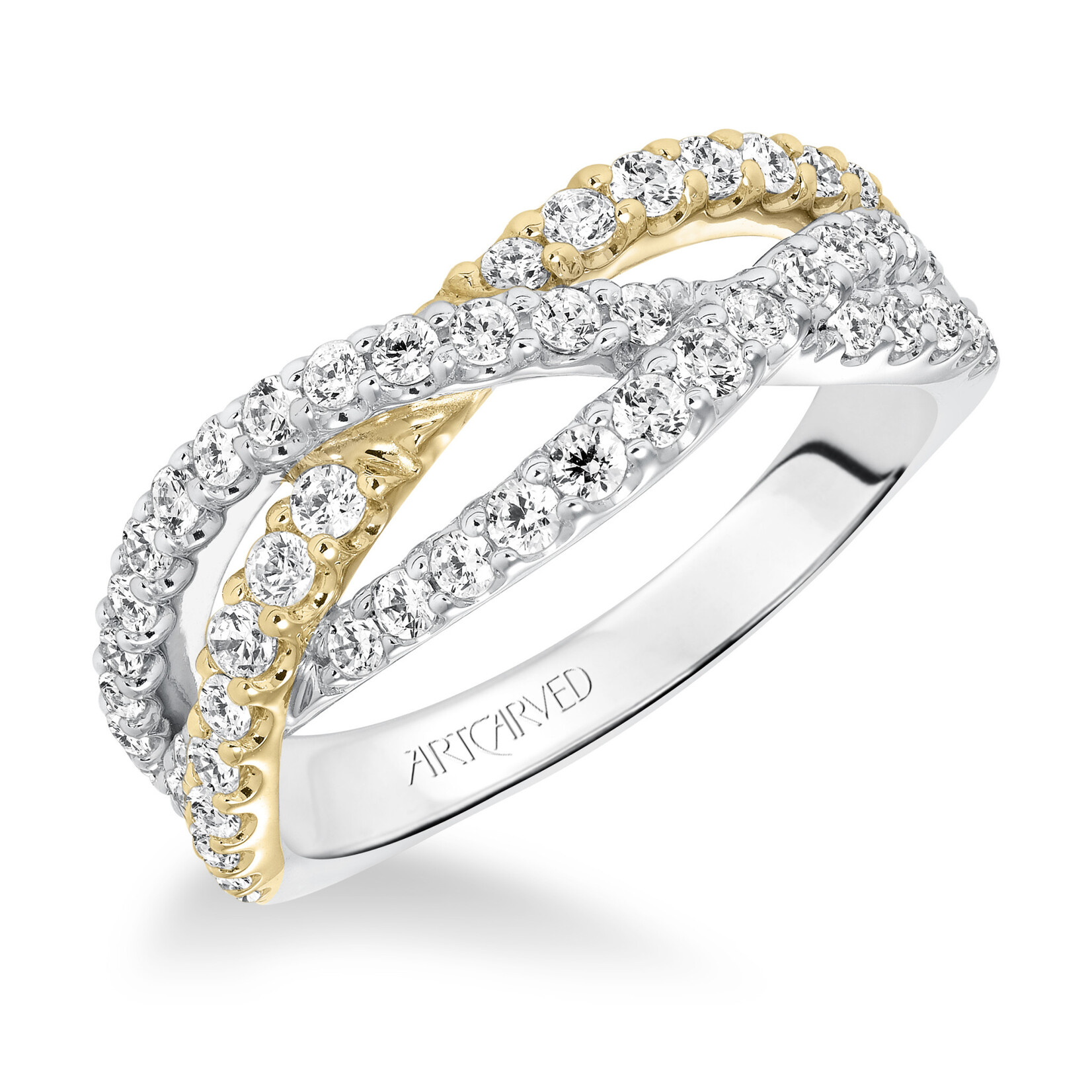 Art Carved Art Carved #33-V9144 Two-tone Crossover Ann Band