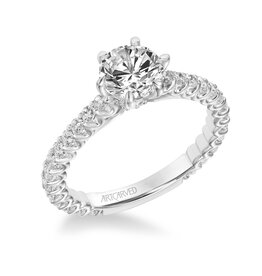 Art Carved Classic Stackable Engagement ring #31-V805