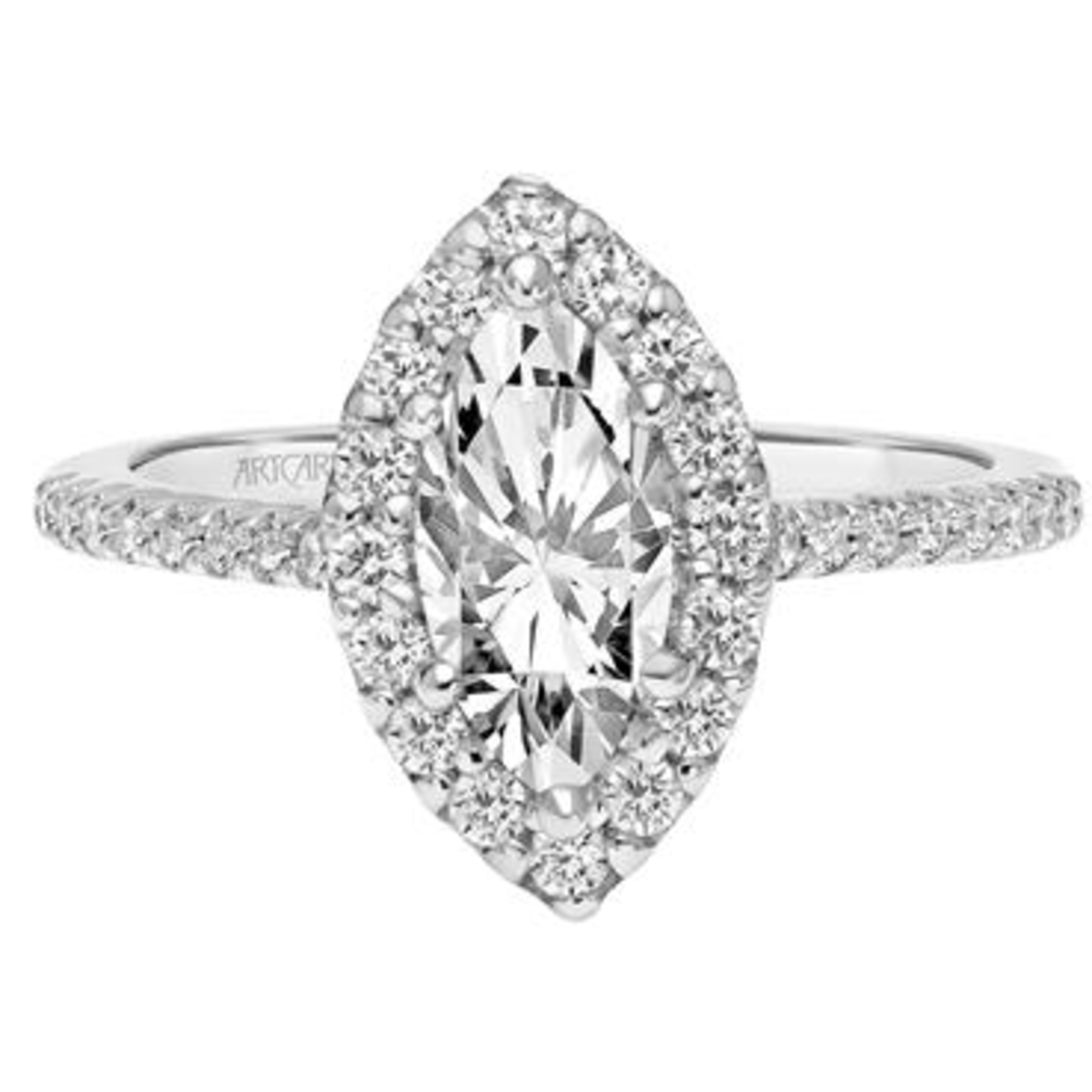 Art Carved Art Carved Classic Marquise Halo Engagement Ring #31-V961