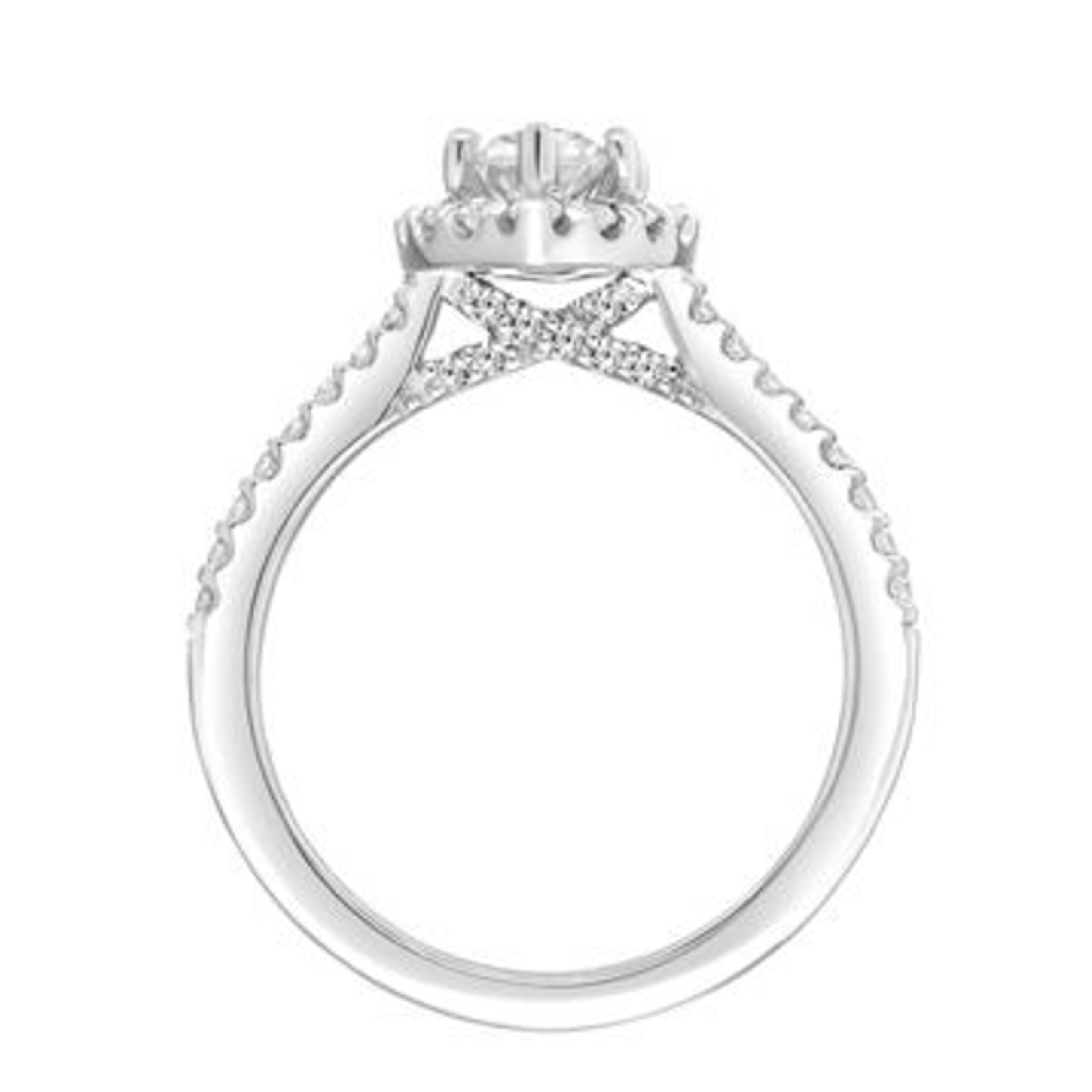 Art Carved Art Carved Classic Marquise Halo Engagement Ring #31-V961