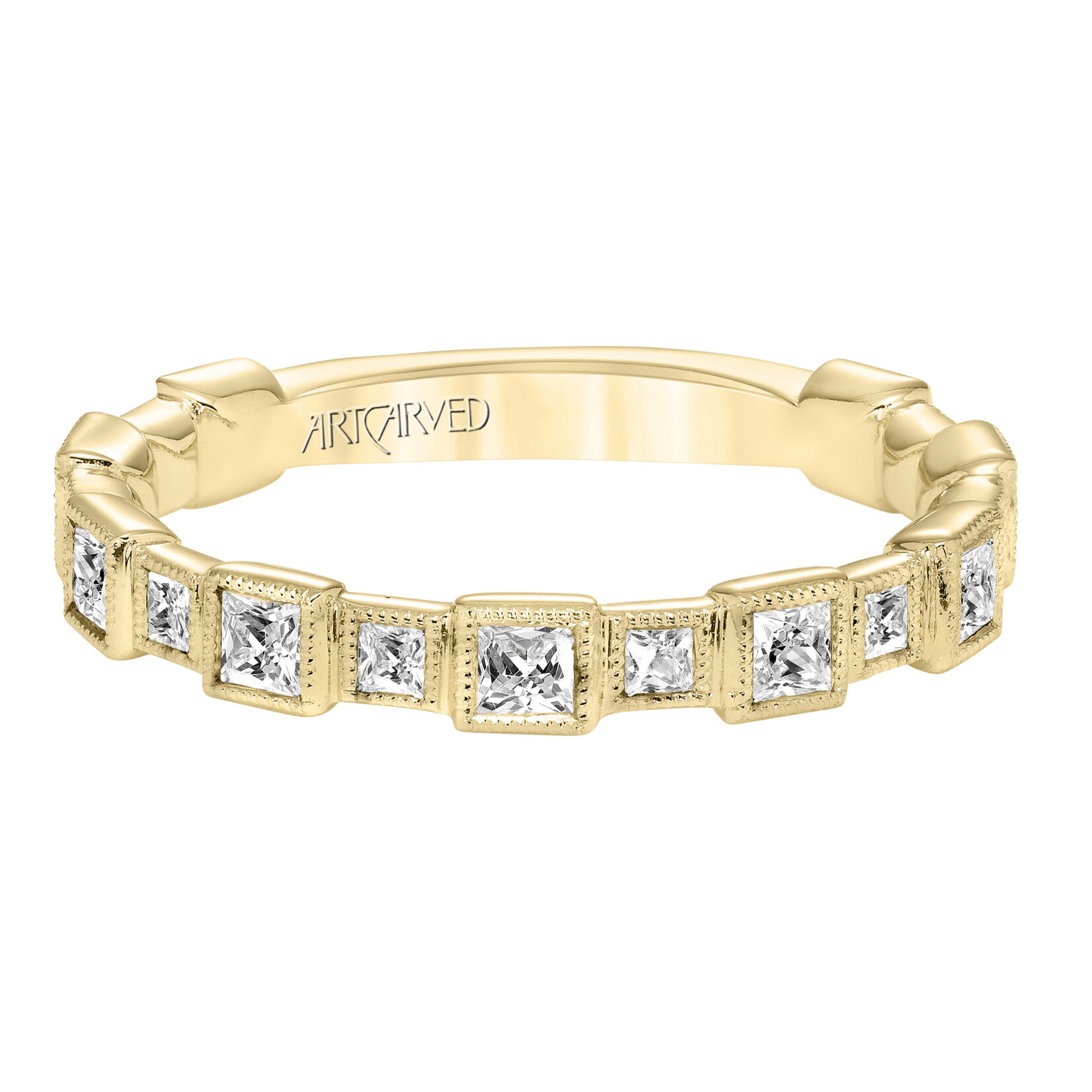 Art Carved Art Carved #33-V9151Y-L Vintage Fashion Diamond Anniversary Band