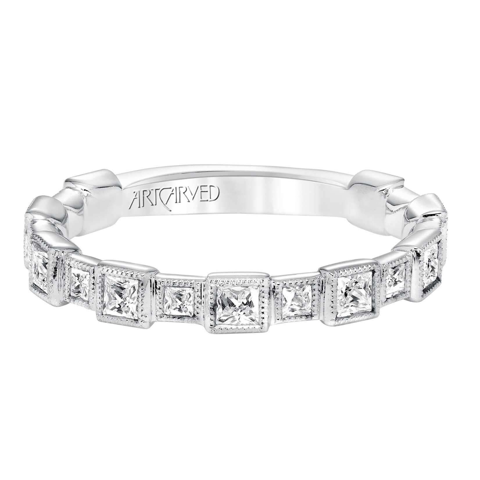 Art Carved Art Carved 33-V9151W-L Vintage Fashion Diamond Anniversary Band